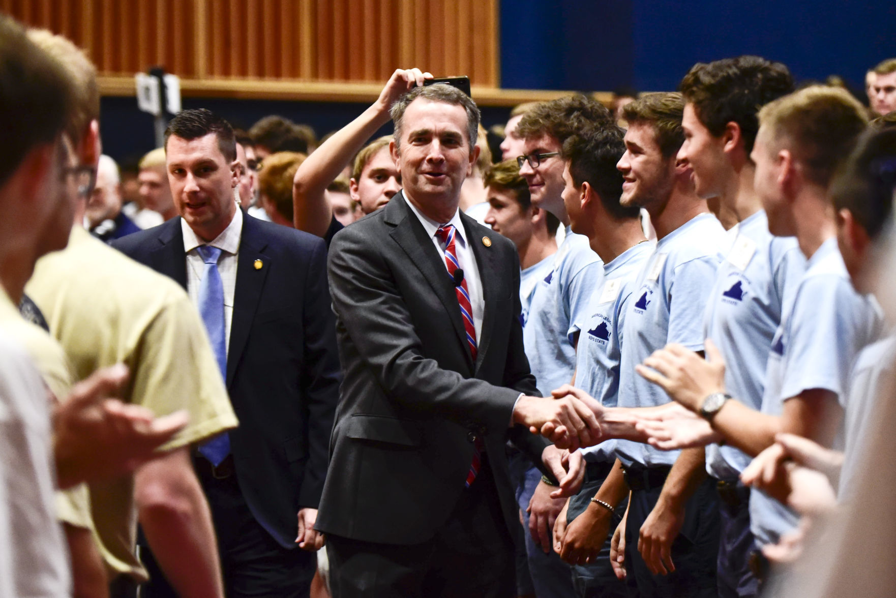 Gov. Ralph Northam addresses Virginia Boys State